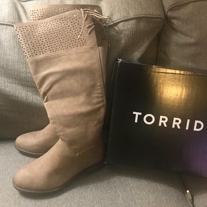 New Torrid knee high wide calf boots